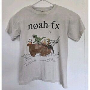 NOFX Noah FX Ark Shirt Mens Small Alternative Punk Band 90s White Vintage Rock